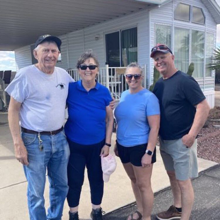 Lyn, Marie, Stewart, Connie Marks